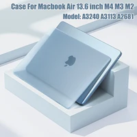 Funda para Laptop Macbook Air 13.6 pulgadas M5 M4 M3 M2 2026 2025 2024 2022 A3240 A3113 A2681, Ultra Delgada y Mate