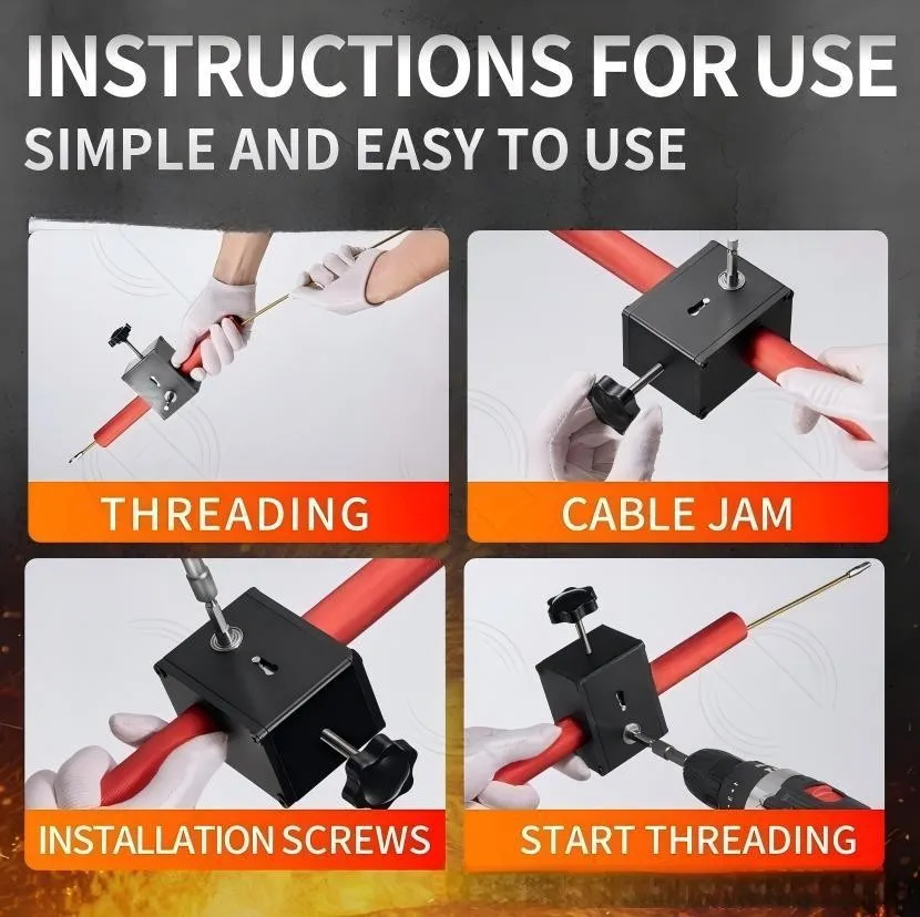 Electrician's Wire Tying Tool - DIY Home Improvement Tool - Electrician's Wire Tying Aid - Quick Wire Tying Device view 2