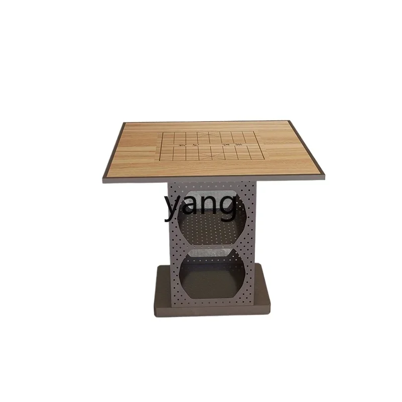 CX overhead sun room Go chess dual-purpose table and chair combination balcony leisure square table