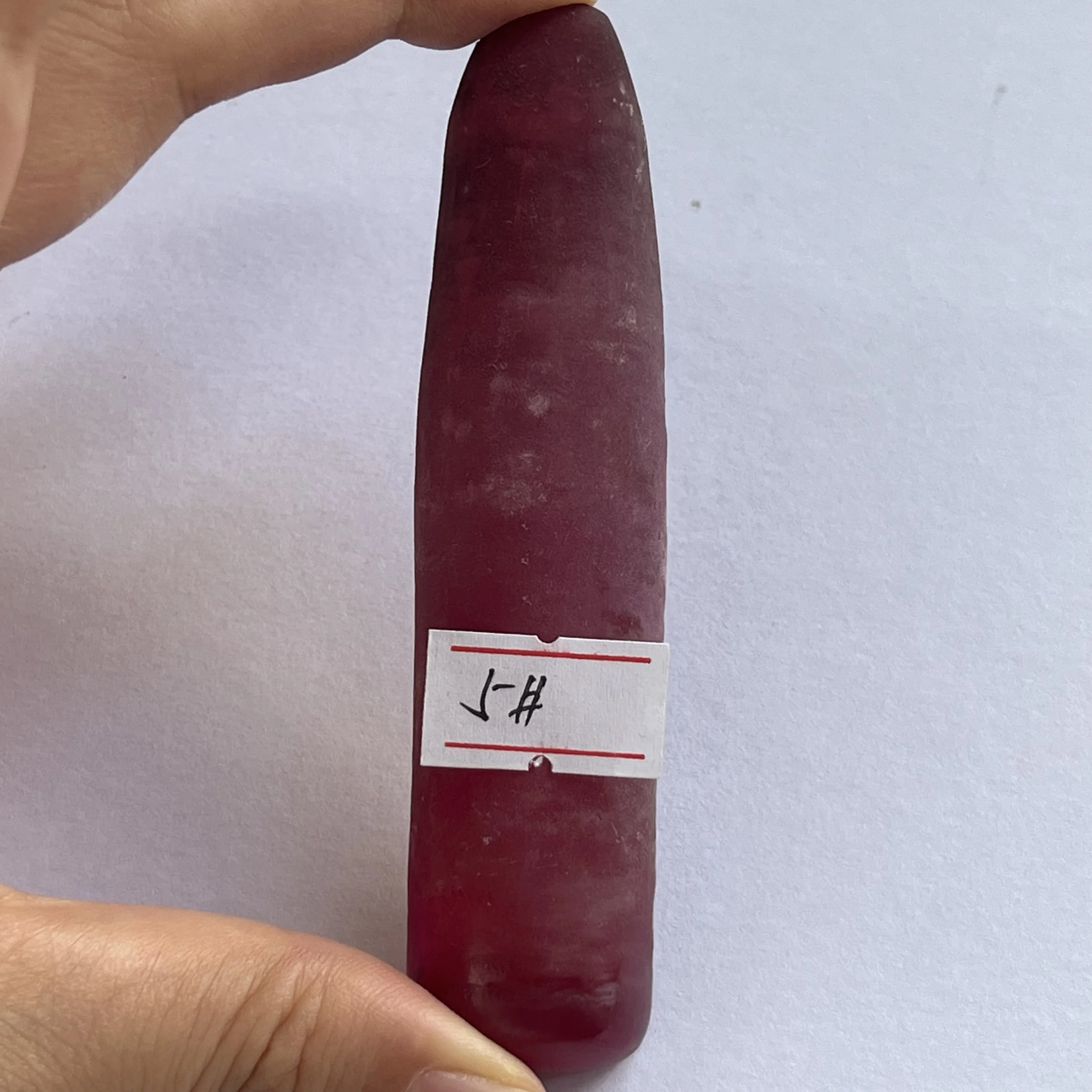 74.3 جرام/وحدة اصطناعية 5 # اكسيد الالمونيوم الخام غير المكرر أحجار كريمة اكسيد الالمونيوم مواد الياقوت الخام #1