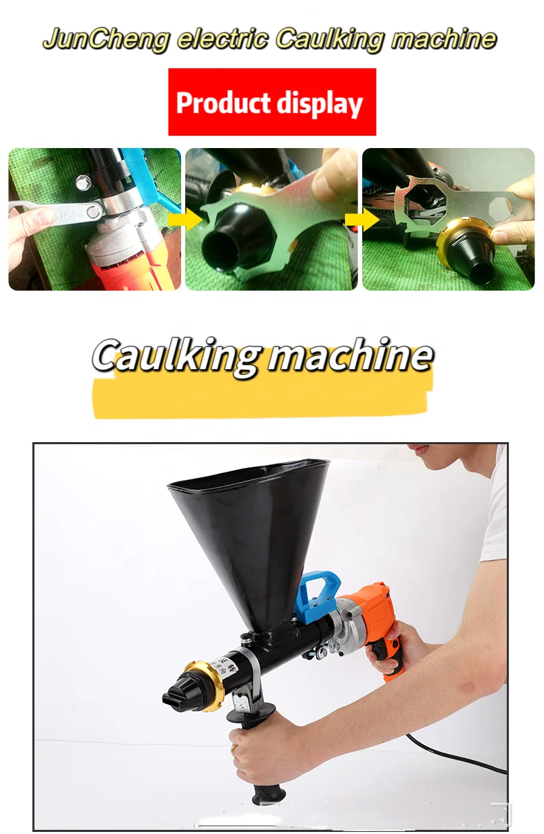 Home Construction Plug-in Wall Plugging Mortar Filling Machine Handheld Small Waterproof Jointing Machine