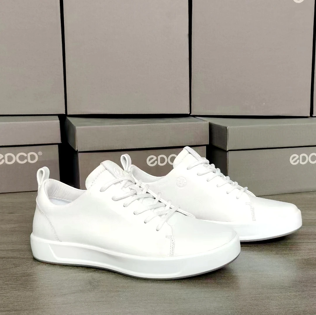 Genuine Leather Golf Shoes for Women, Waterproof, Anti-Slip, Comfortable, Outdoor Running, Walking, White, Ladies Sneakers
