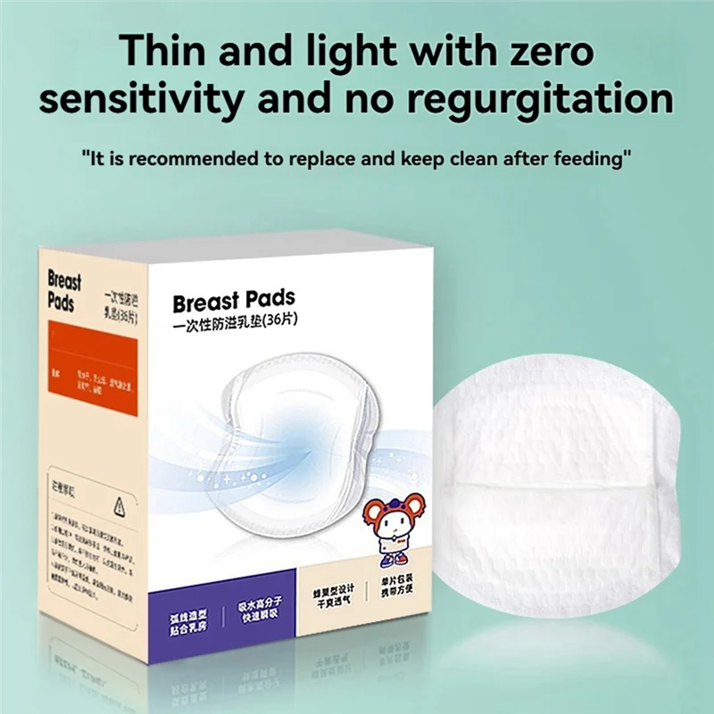 MACH-Anti-Overflow Breast Pad Ringan, Bernapas Dan Sekali Pakai, Bantalan Payudara Nyaman Dan Anti Bocor Selama Menyusui