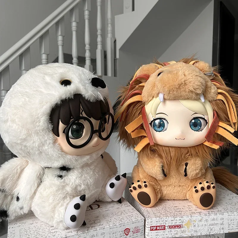 Pop Mart Genuine  Enamel Plush Toy Series - Lion Anime Kawaii Action Doll Toys Collectible Surprise Model Gifts