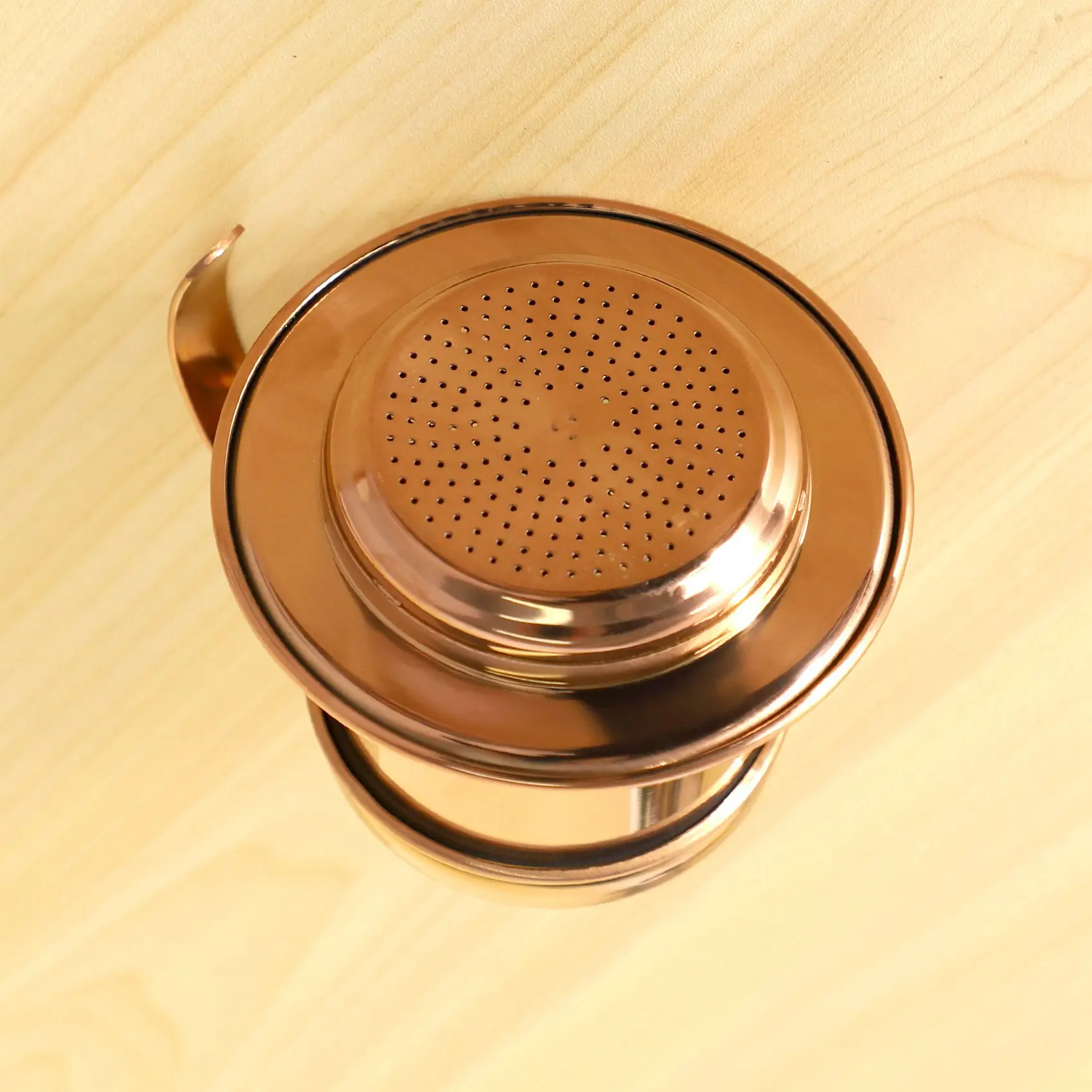 A67M-Stainless Steel Vietnamese Coffee Filter Single Cup Vietnam Hand Punch Pot Drip Filter Coffee Pot Vietnamese Coffee Pot Dri