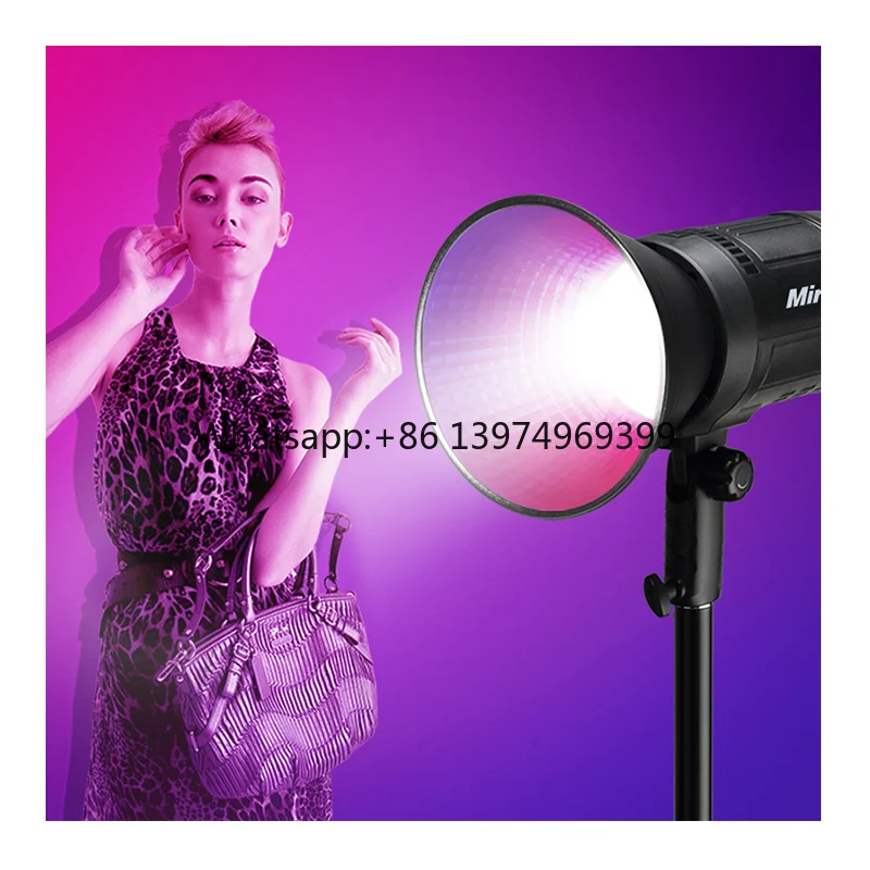 RGB LED Video Light 80W 5600K Outdoor Photography Daylight Lighting Adjust Brightness Bowens Mount Support APP