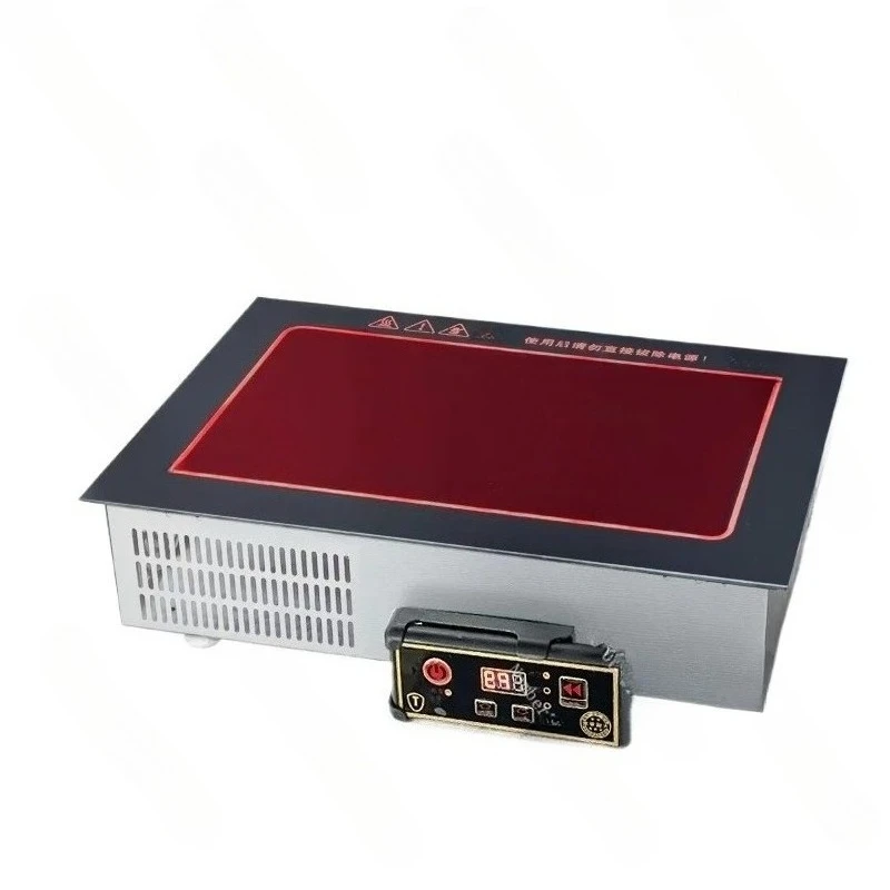 2500~ 5000W String Induction Cooker Commercial Electric Ceramic Cooker Oden Boiled Malatang Rectangular Grilled Fish Plate