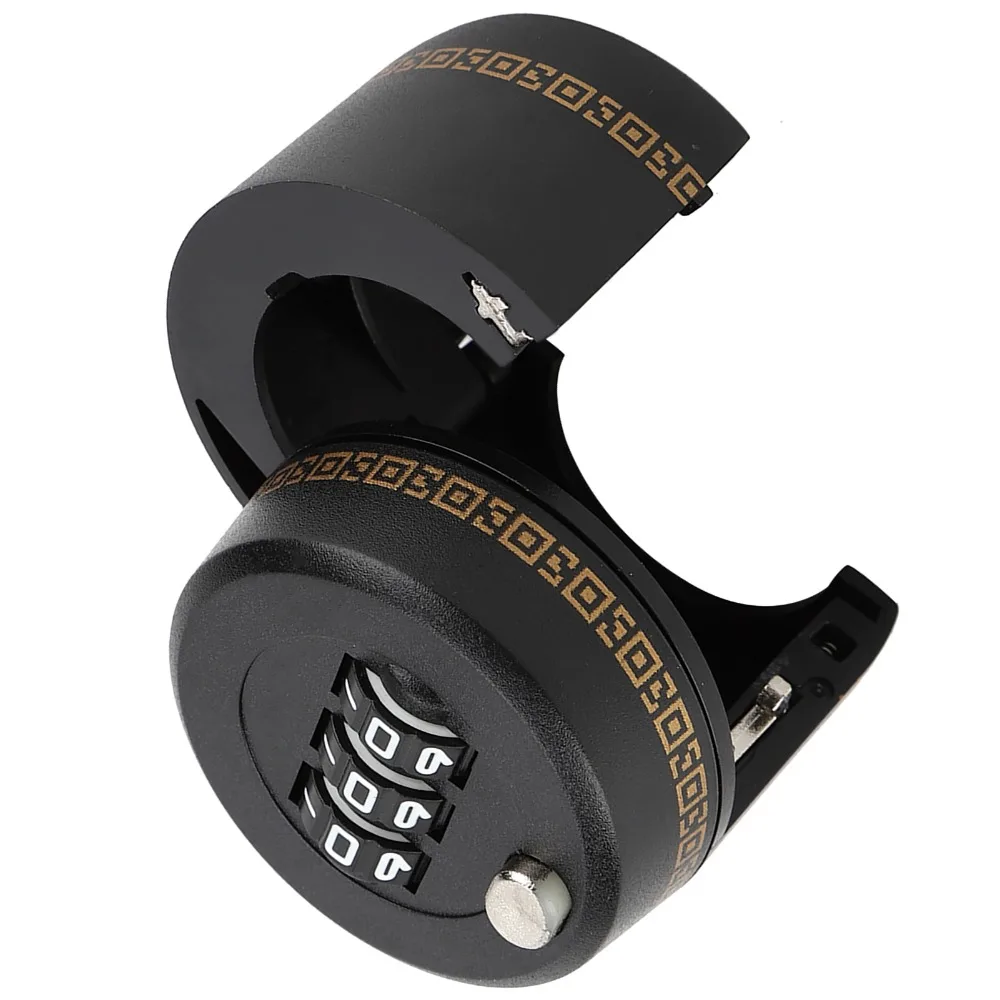 Secure Plastic Password Bottle Lock Black Anti Theft Vacuum Bottle Plug Sealing Wine Stopper Water Bottle