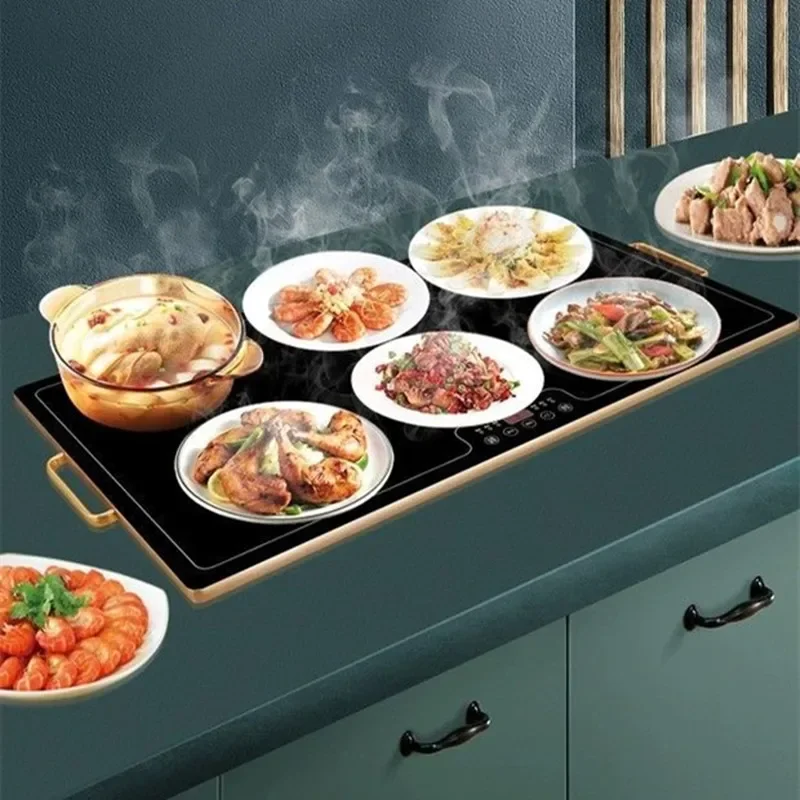 

BAOYIDA Food Warmer Intelligent Constant Temperature Warming Food Hot Plate Fast Heating Home Electric Food Warmer Board 220V