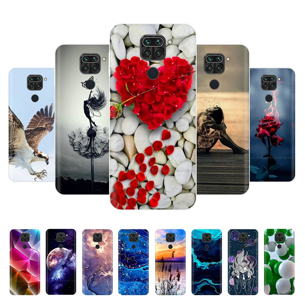 For Redmi Note 9 Case For Xiaomi Redmi Note 9 Pro Cover Silicone Soft Clear TPU Funda For Redmi Note 9S Case Note9 9S 9Pro Coque