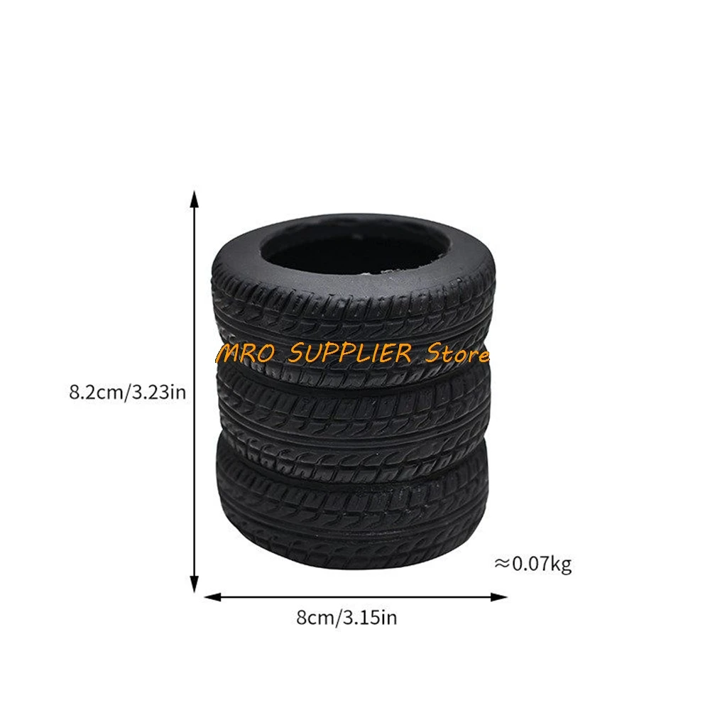 Tire Shaped Pen Holder Brush Flower Plant Pot Storage Decoration for Student Children Office School Learning Stationery Storage 