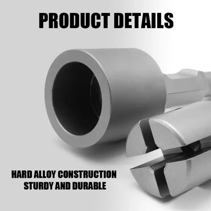 65A Ground Rod Driver – Forged Steel Drill Bit for Efficient Electrical Grounding, Perfectly Fits 65A Electric Hammer