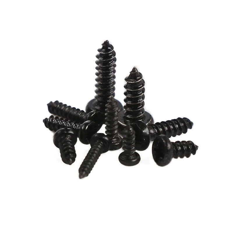 1000Pcs M1 M2 M1.4 M1.7 PA Phillips Head Micro Screws Round Head Self-tapping Electronic Small Wood Screws Assorted Kit