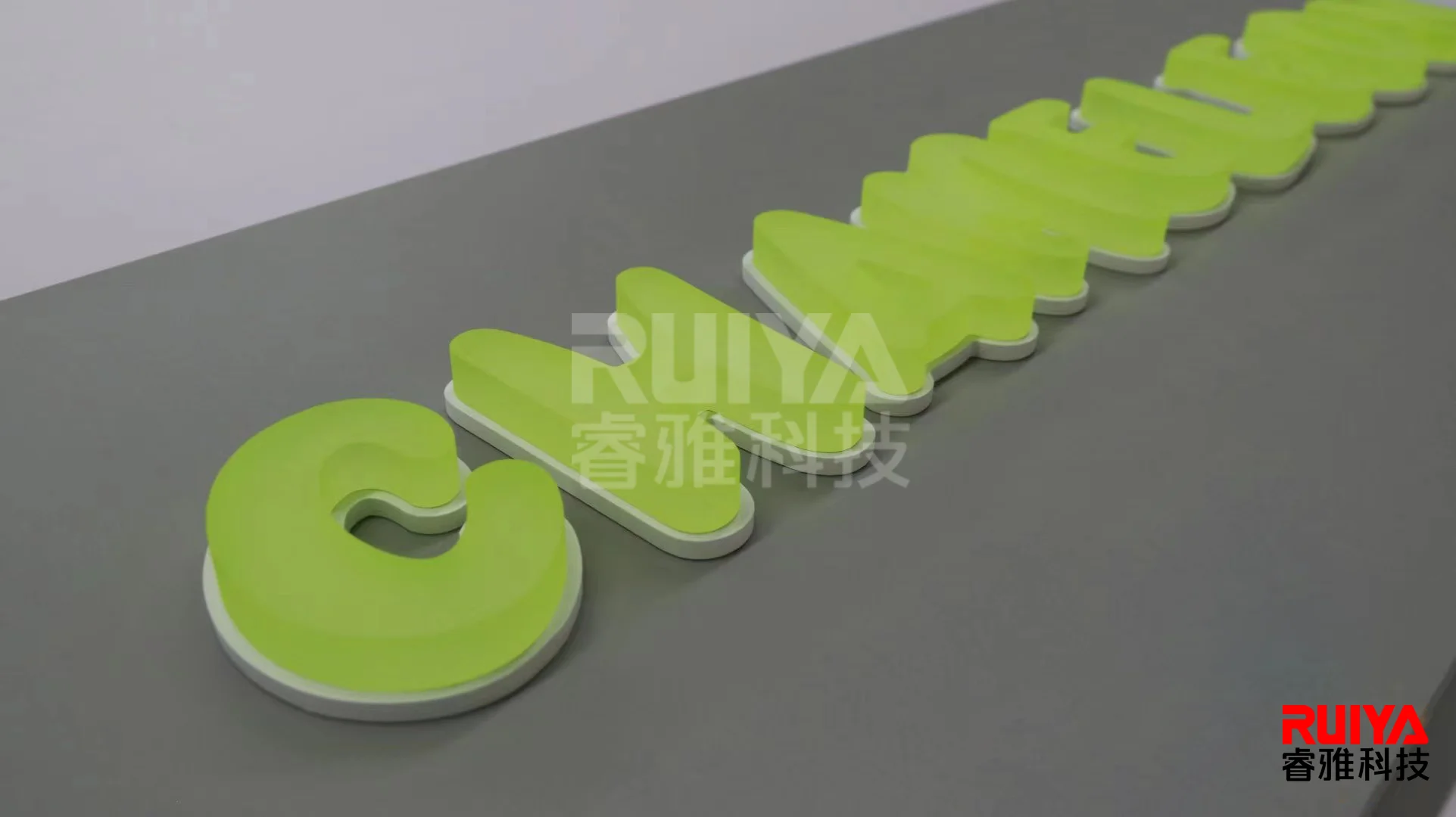 Chameleon Non-luminous Series - Fluorescent Green Acrylic Concert Bar Door Sign Cultural Wall Sign Advertising Display