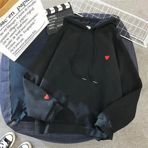 여성용 후드티 트렌드 옷 OOTD 겨울 신상 후드티 패션 도시풍 프린트 재미있는 스티치 여성 젊은 감각