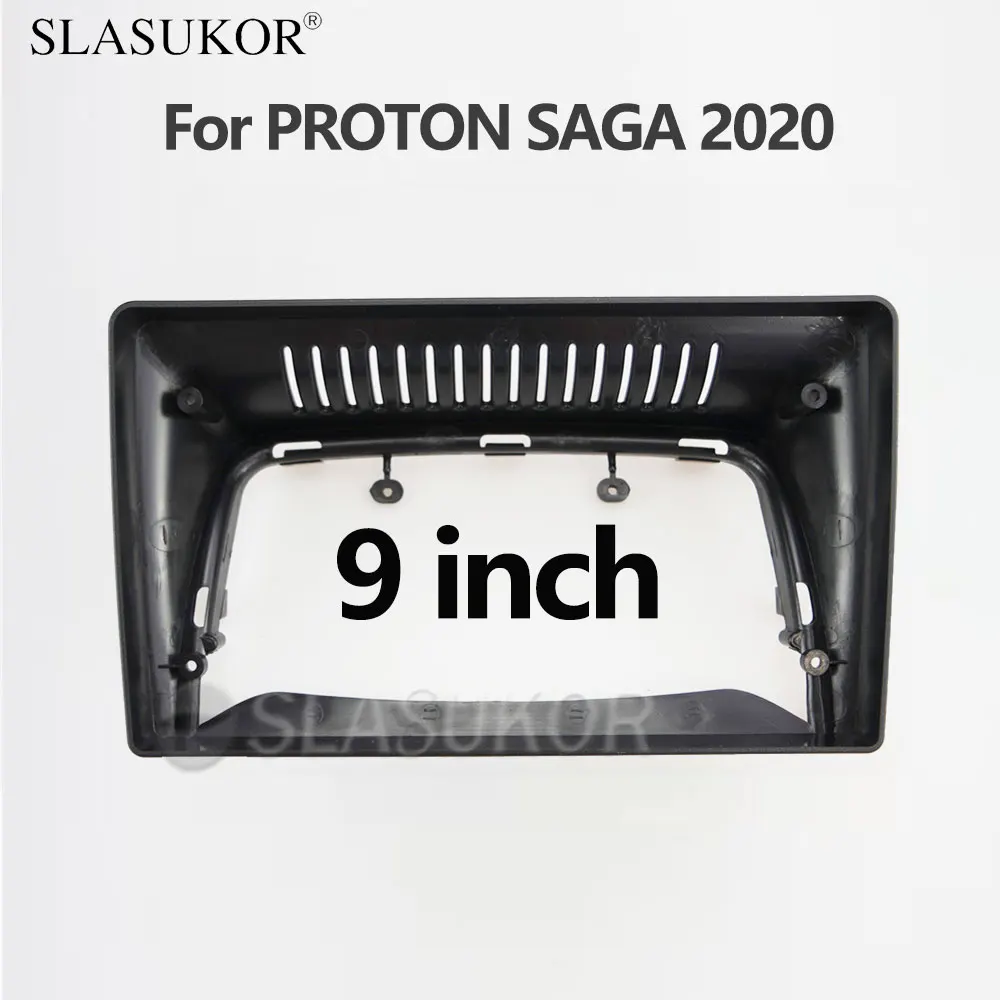

9 inch For PROTON SAGA 2020 ABS Board Control Stereo Panel Dash Installation DVD Plastic Fascia Frame