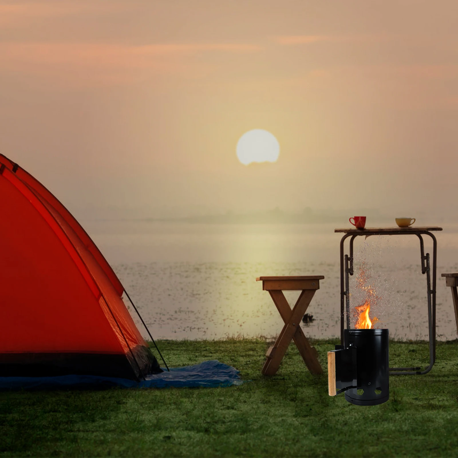 

Starter Barrel Charcoal Chimney Starter Bbq Ignition Outdoor Cooking Tool Bbq Ignition Barrel