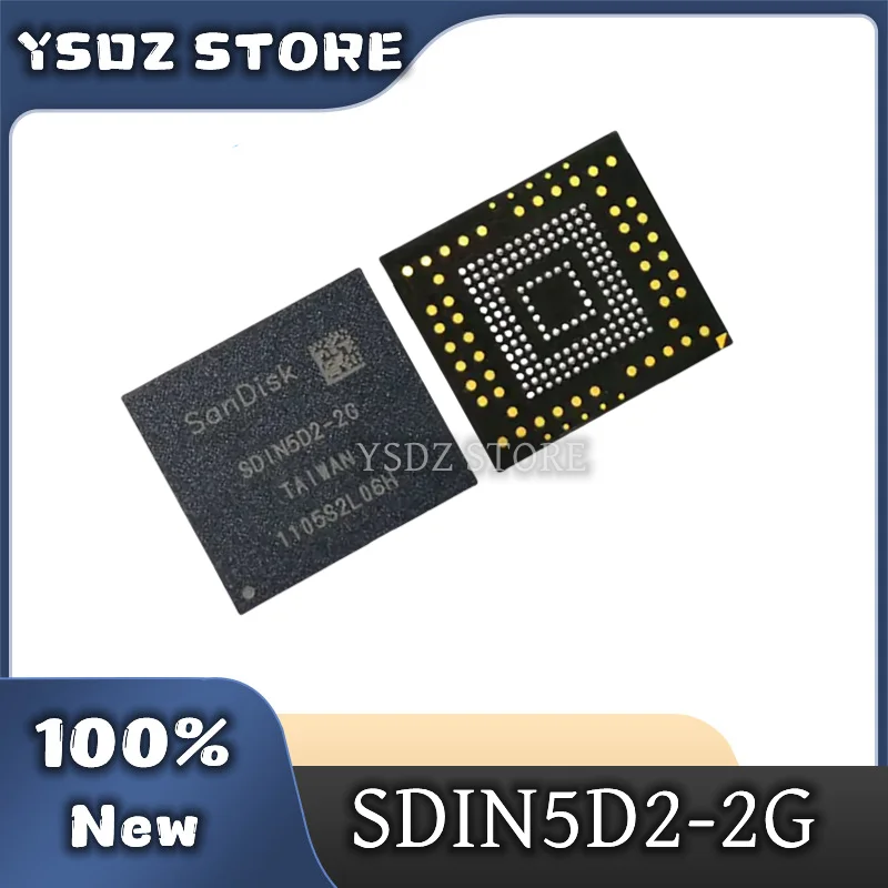 1~10PCS/LOT 100% New SDIN5D2-2G BGA in stock