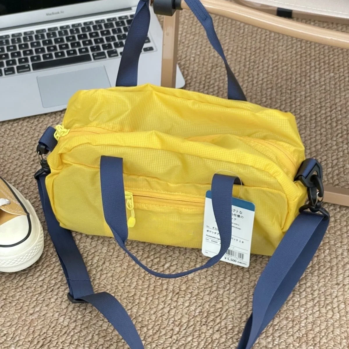 Large Capacity Nylon Sports Yoga Bag Lightweight Waterproof Casual Outdoor Handbag Fitness Travel Bag with Rod Brand New