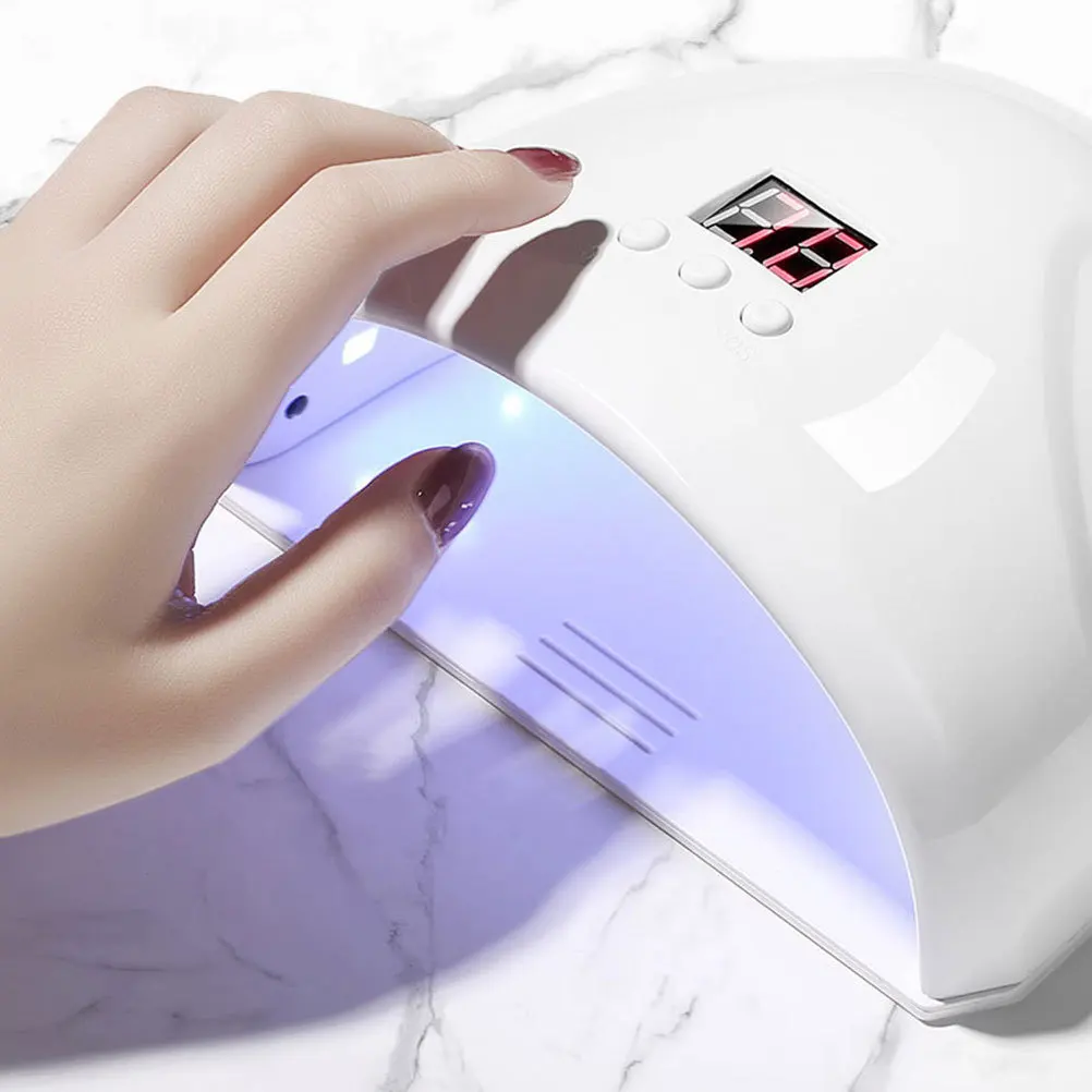 Lampada per unghie UV LED da 36 W Asciugatrice professionale per polimerizzazione del gel con ampio display con rilevamento automatico 3 modalità timer per strumento artistico per manicure