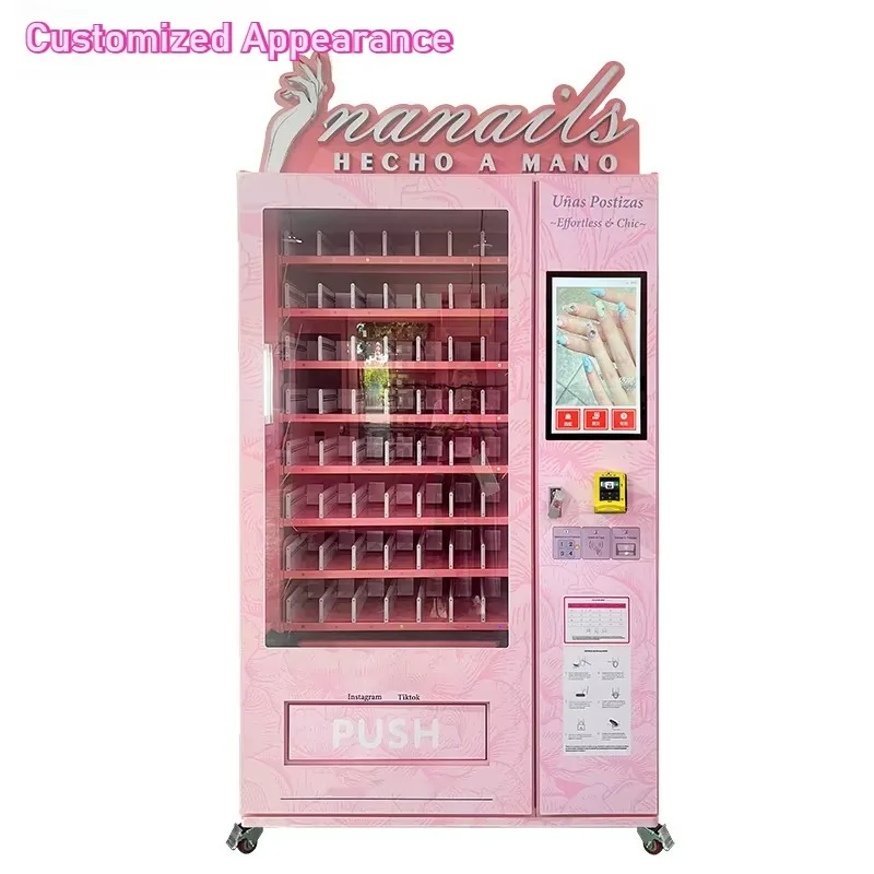 Cosmetic Vending Machine Beauty Makeup Skincare Smart Touch Screen Self Service Retail Kiosk Shopping Mall Airport Customized
