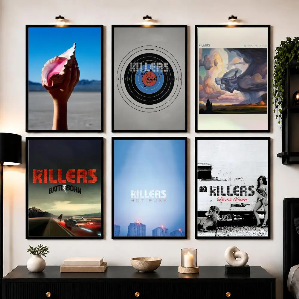 The K-Killers Poster Wall Art Sticker For Living Room Bedroom Bar Home Decor Mural Painting Decoration