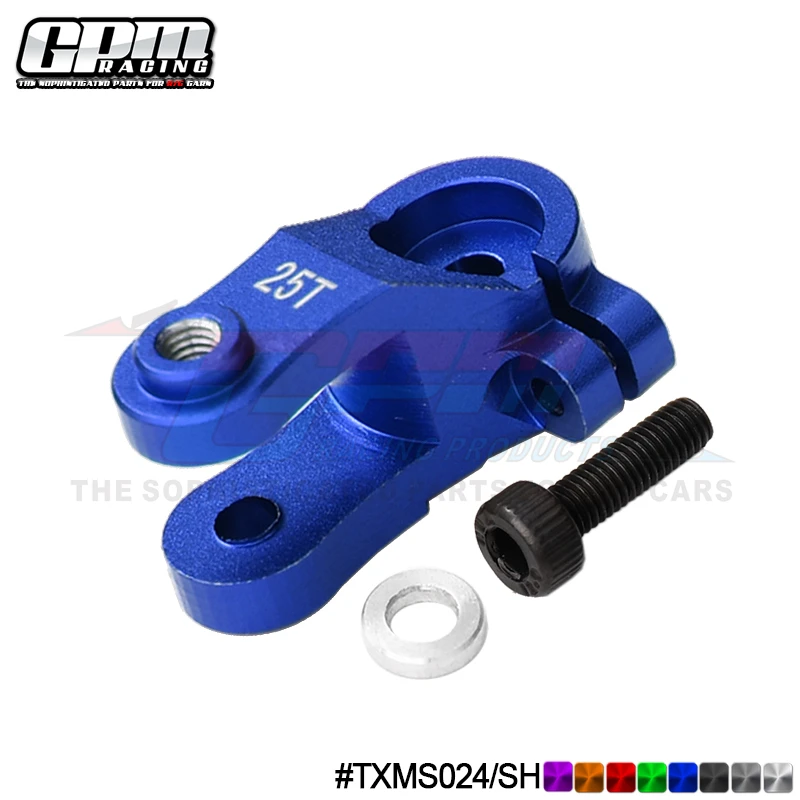 GPM Aluminum 25T Standard Servo Horn For TRAXXAS 1/10 Maxx 1/8 6S Maxx Slash