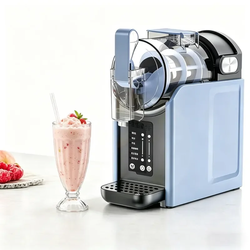 Program Control Ice Cream Slush Machine One Key Operation Quick Production Snack Processing Equipment