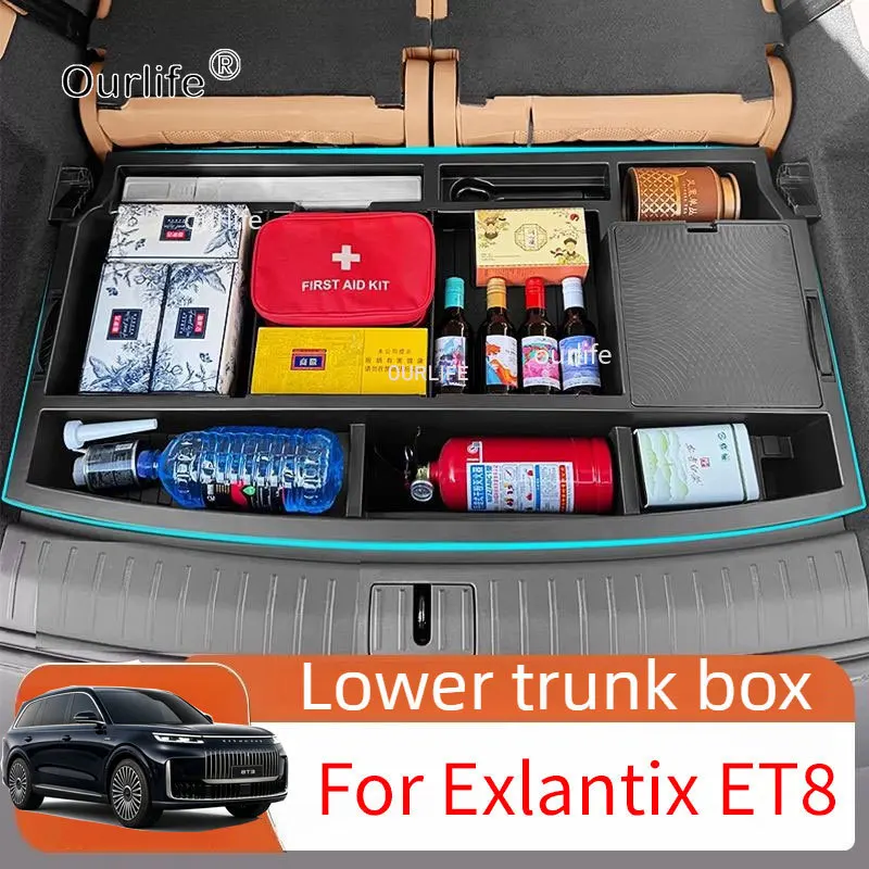 For Esteo Exlantix ET8 2026 2027 Car Trunk Storage box  Accessories