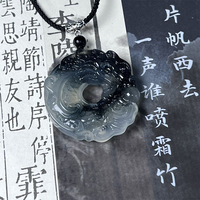 Chinese Style Dragon Phoenix Pendant Necklace For Women Girls Lucky Exorcise Evil Spirits Safety Auspicious Charms Necklace