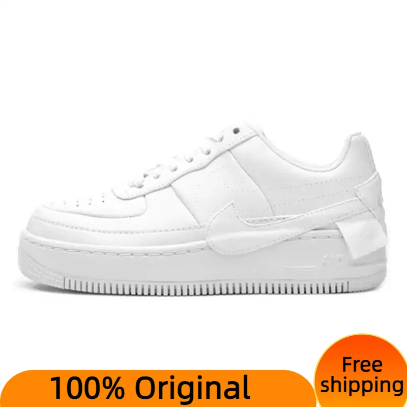 Nike Air Force 1 Jester XX Triple White Women's Sneakers shoes AO1220-101 With Original Box