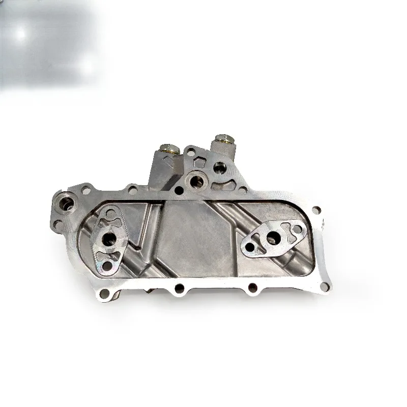 Excavator Engine Parts BD30 TD27 Aluminium Oil Cooler Cover 21305-43G01 Silver