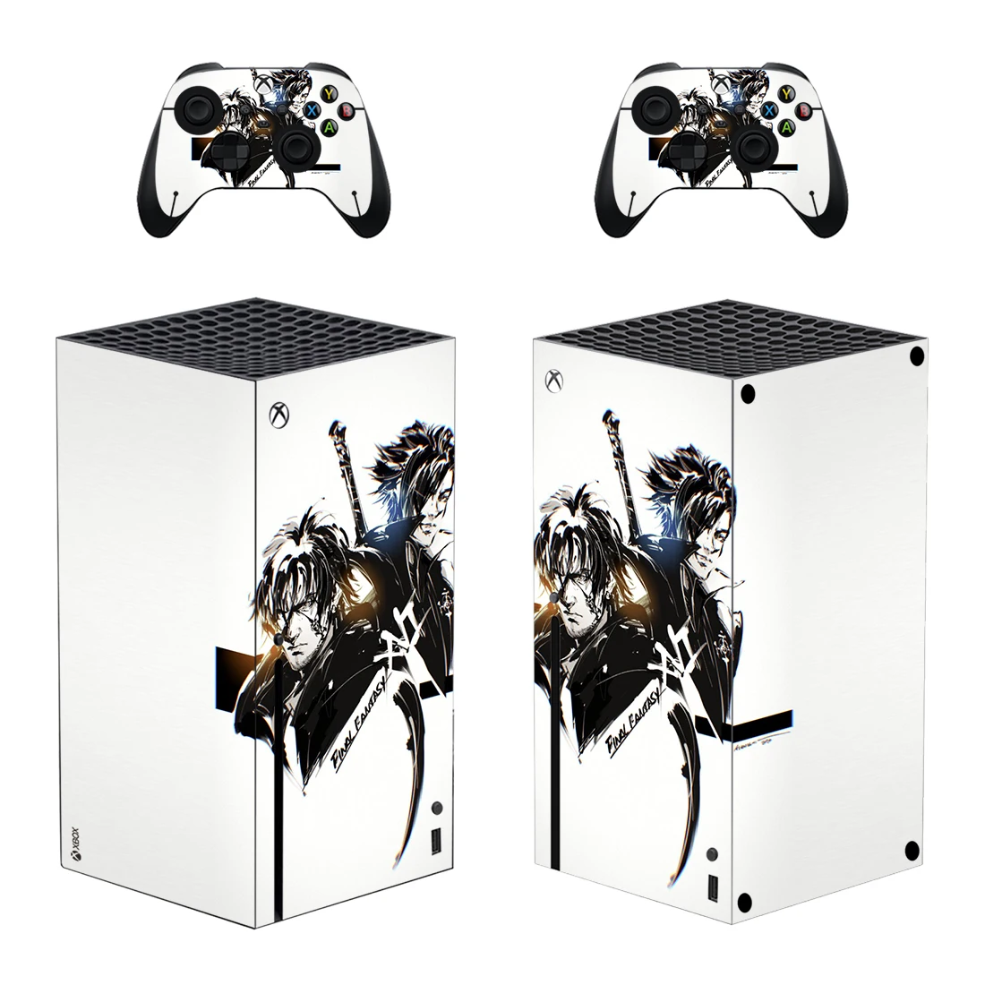 Наклейка для консоли и 2 контроллера, в стиле Фэнтези