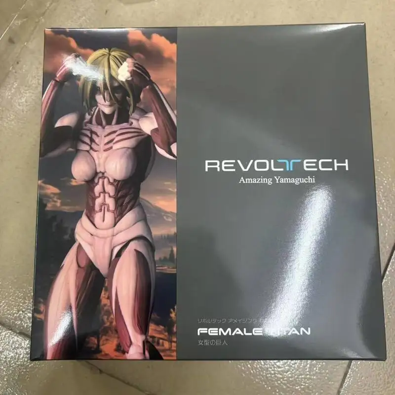 Figura de Colección de PVC de Ataque a los Titanes, Increíble Figura de Titanes Femeninos de Yamaguchi Revoltech Nr068, Annie Leonhart, en Existencia