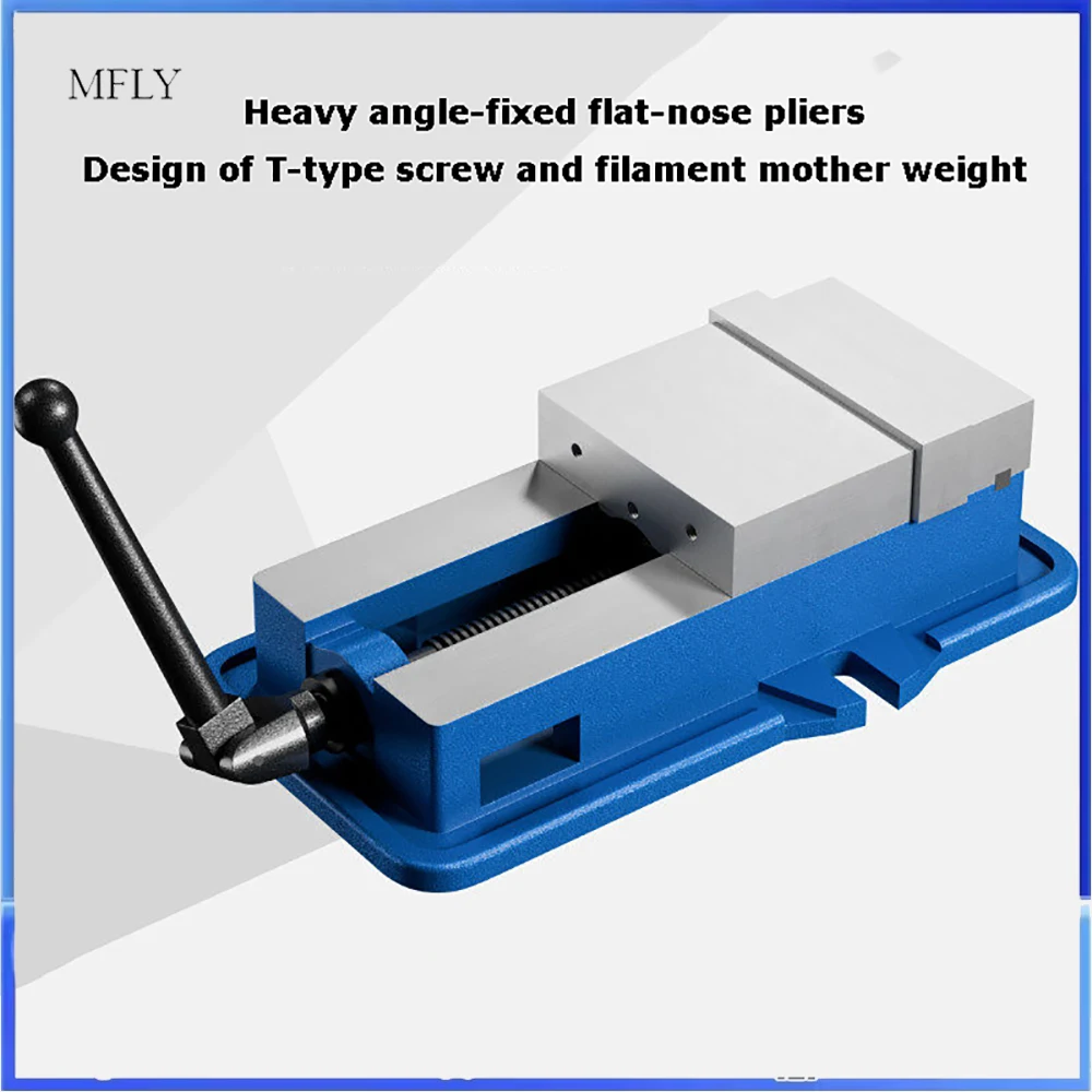 4'' Clamp Tool Vise QM16100N Milling Vise For Drilling Milling Machine Precision Bench Vise