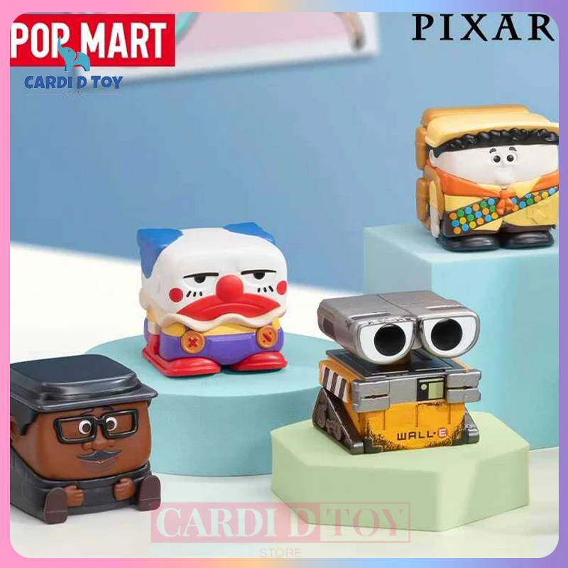 Kawaii Popmart Disney Pixar Pop Cube 1-2-3 Blind Box Toy Story Inside Out Sadness Awkwardly Mysterious Surprise Figure Toy Gift