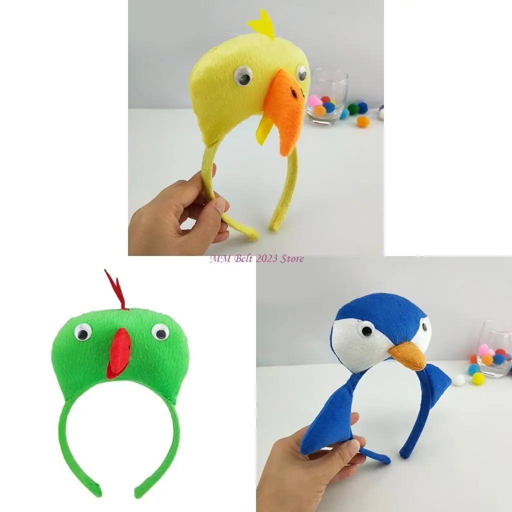 

49ME милая повязка на голову с чучелами животных, повязка для волос для спа-макияжа, повязки на голову для вечеринки в честь