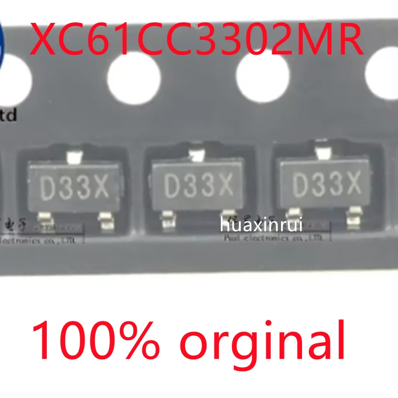 10pcs/lot XC61CC3302MR marking:D33X package:SOT-23-3  100% orginal 1102 1802 2002 2202 2302 2502 3002 3502 3602 4002 4202 4502