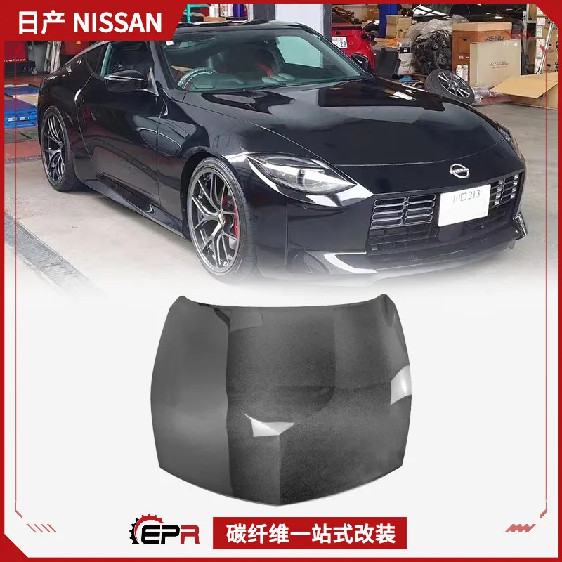 

Подходит для Nissan 400Z RZ34, углеродное волокно OE, оригинальный стиль, модификация переднего капота двигателя автомобиля, часть