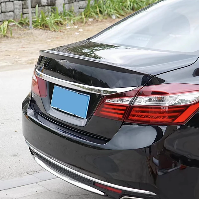 For 2014 2015 2016 2017 Honda Accord 9th Car Rear Trunk Lid Boot Car Spoiler Wings Tuning Exterior Accessories