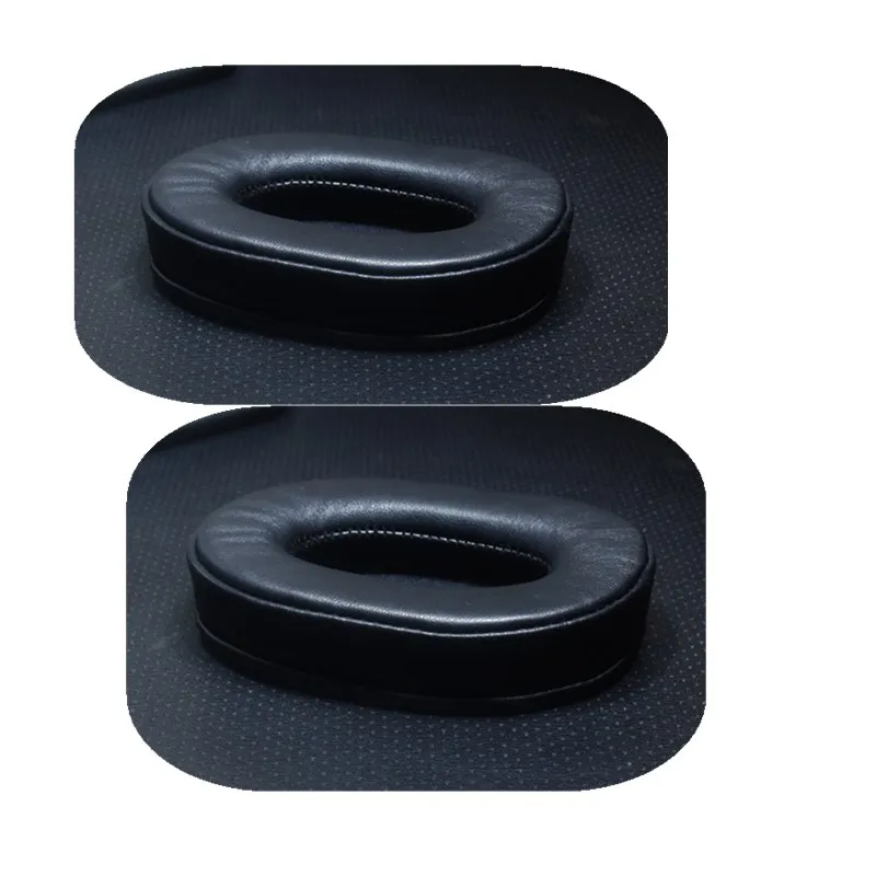 Sheepskin Ear Pads Cover For Denon AH-MM400 MM 400 Music Headphones Replacement Ear Cups Ear Earpads Repair Parts black