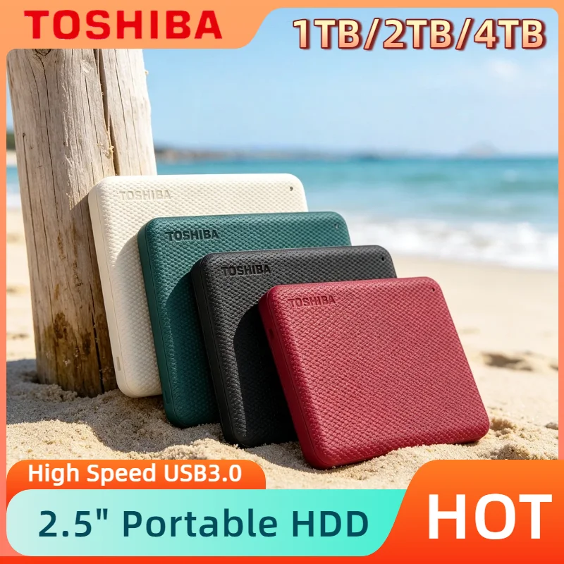 Toshiba Canvio Advanced V10 USB 3.0 2.5 " 1TB 2TB 4TB HDD Portable External Hard Drive Disk Mobile 2.5 For Laptop Computer