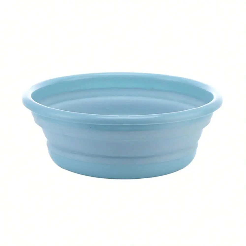 Collapsible Silicone Wash Basin, Portable Foldable Travel Water Bowl, Lightweight Collapsible Washing Tub For Camping Travel Home Use, Foldable Facial Washing Basin For Laundry, Foot Soaking, Vegetable Washing