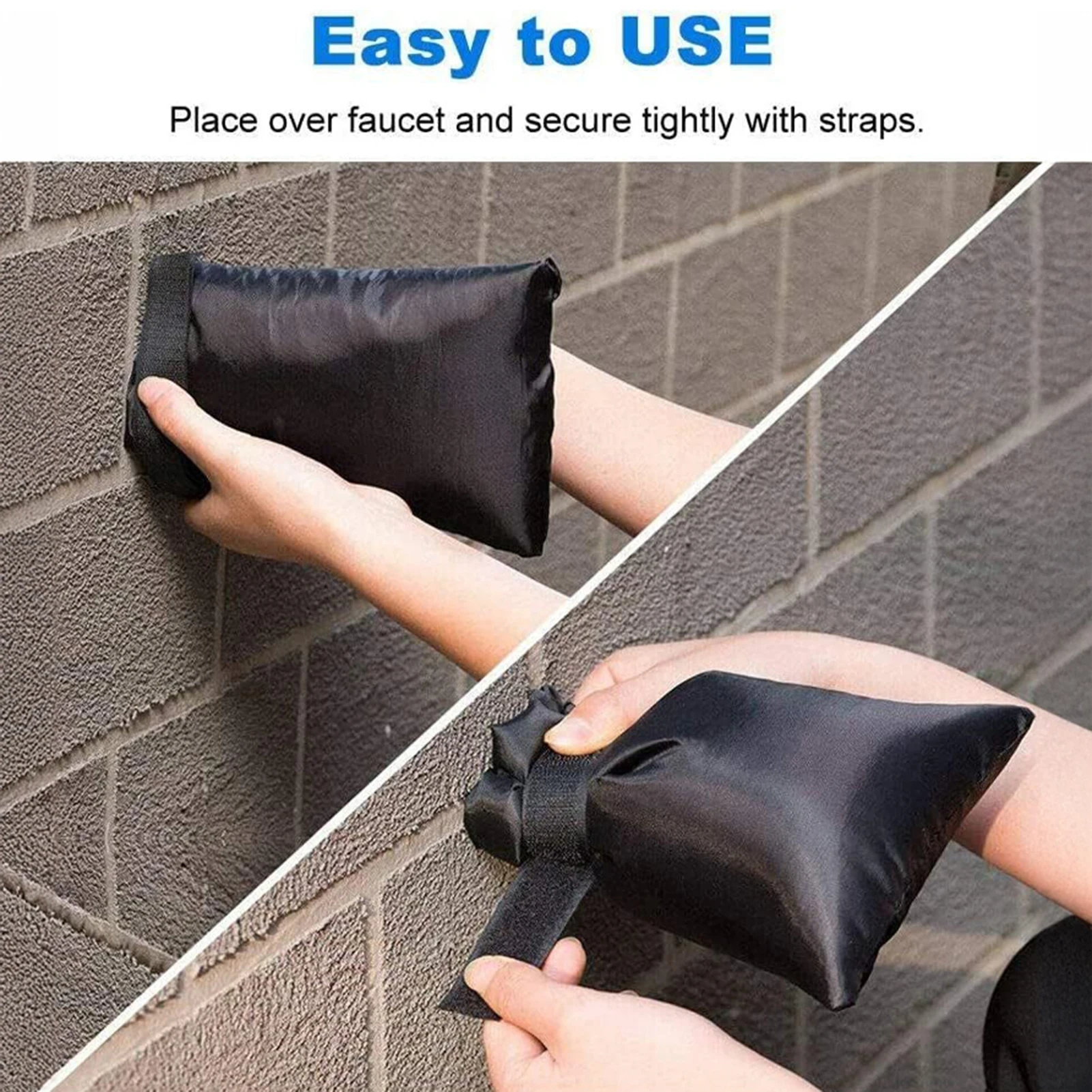 

Winter Outdoor Faucet Cover with Thickened Thermal Insulation Waterproof Fabric Suitable for Harsh Weather Conditions