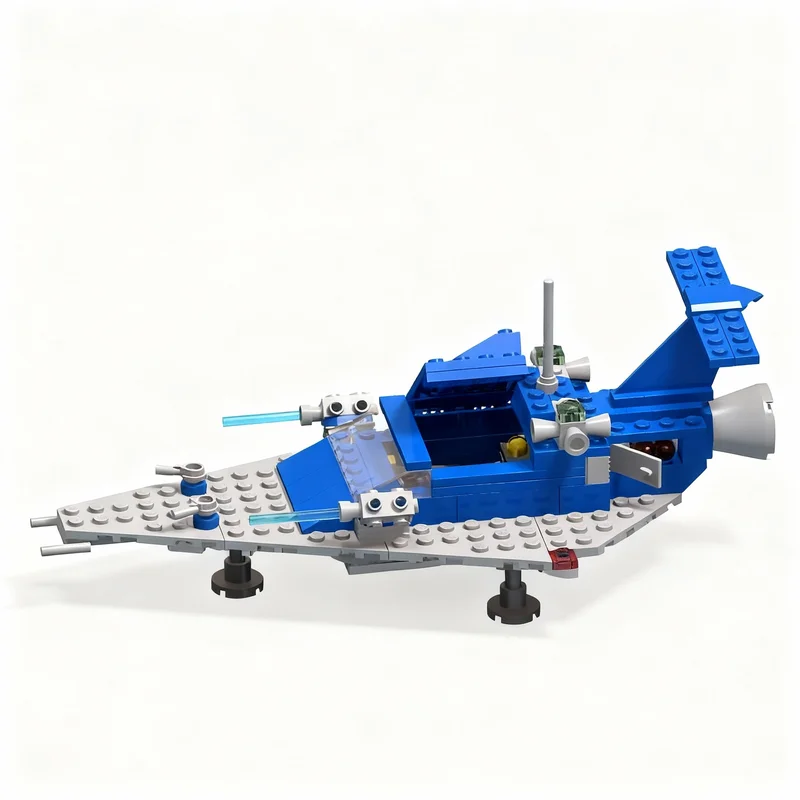 160pcs MOC Gaps Servicing Spacecraft Space Classic Space Model Building Blocks Idea Education Creative Craft Display Art 3D