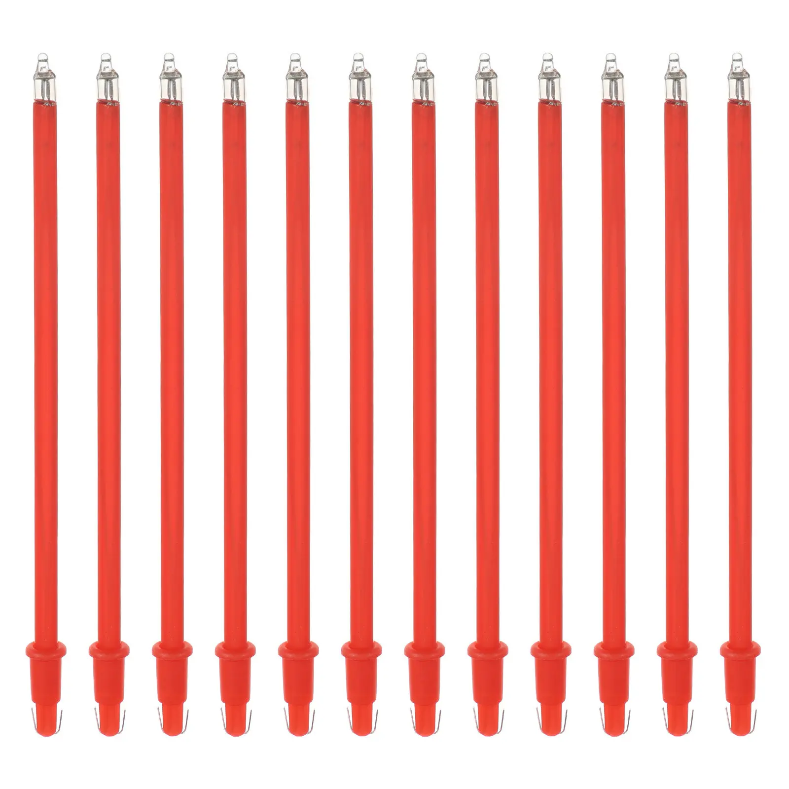 

12Pcs LED Lotus Lamp Buddha Light for Worship Electronic Censer Chinese with Flickering Effect Red Buddhism Supplies