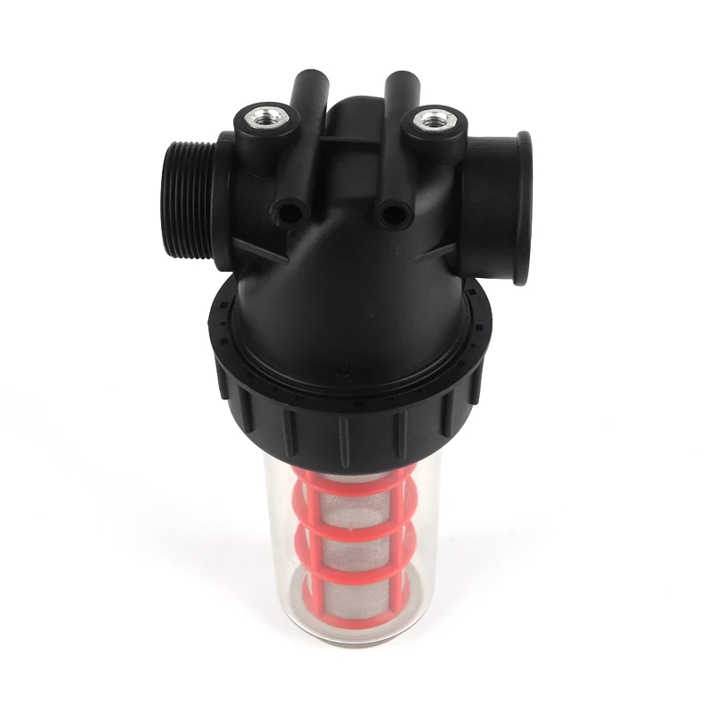 Large Flow Transparent Water Filter Clear Pipe Filters Stainless Steel Mesh Element Micro Irrigation Strainer