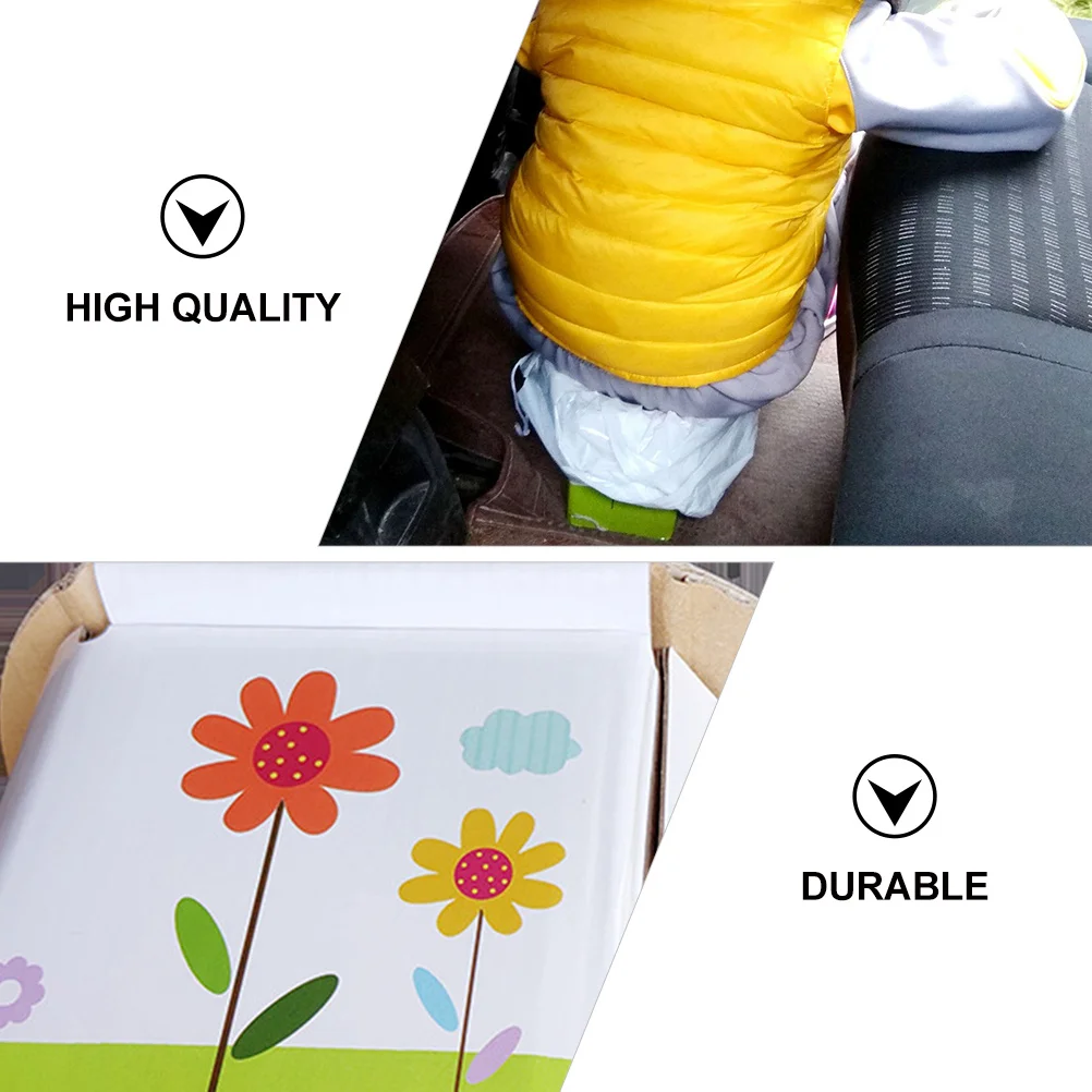 1 قطعة المحمولة طوي الطفل ورق التواليت السفر قعادة المدرب سيارة في الهواء الطلق الرضع للطي كلوسيستول خفيفة الوزن المدمجة #1