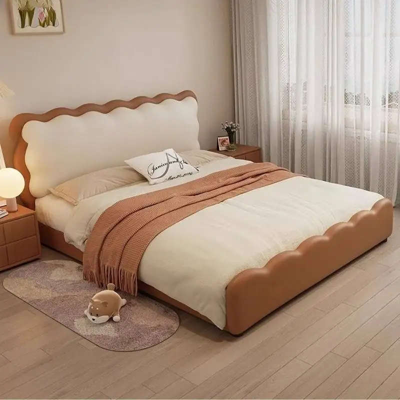 Nordic Storage Reading Bed Kids Support Unique Couples Lounges Modern Bed Household Luxury Wooden Camas De Dormitorio Furniture