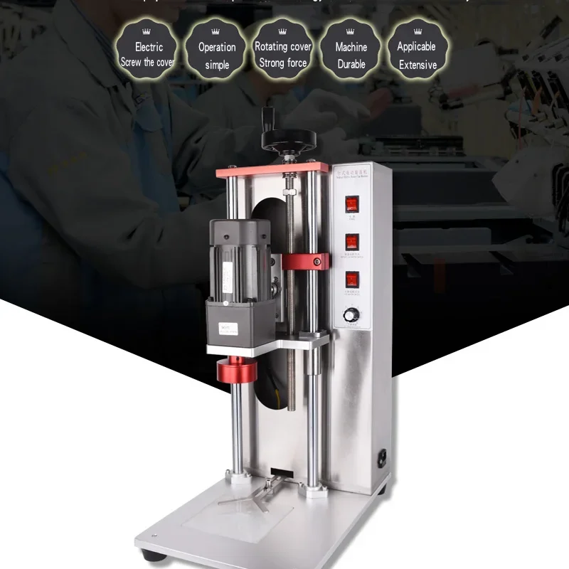 Tappatrice da tavolo DDX-450 tappatrice elettrica tappatrice per bottiglie di acqua minerale